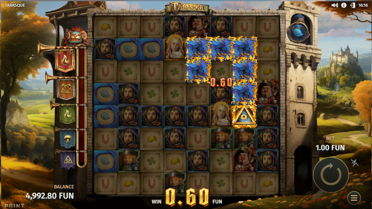 tarasque slot game print studios preview